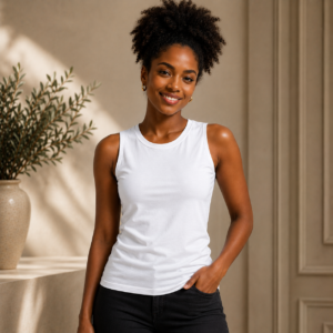 Babylook Feminina em Algodão - Regata